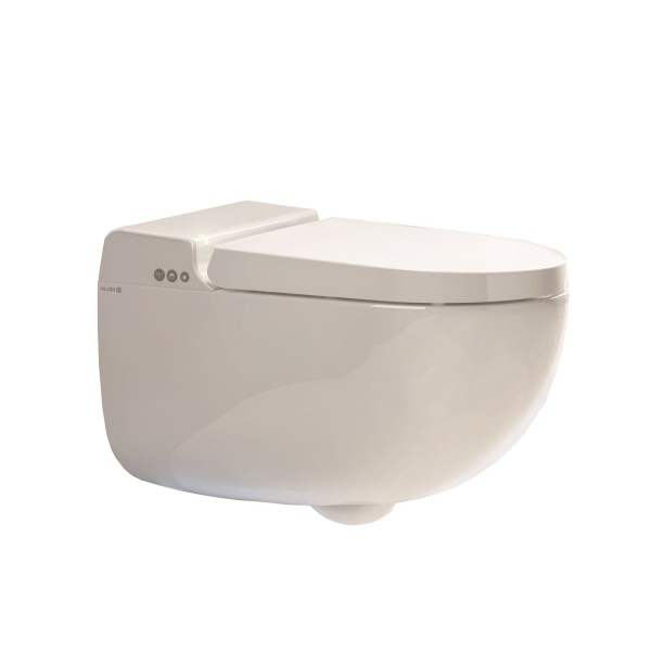 KLUDI-CLEANTRONIC Wandhängendes Dusch-WC komplettes Smart-WC Weiß glänzend