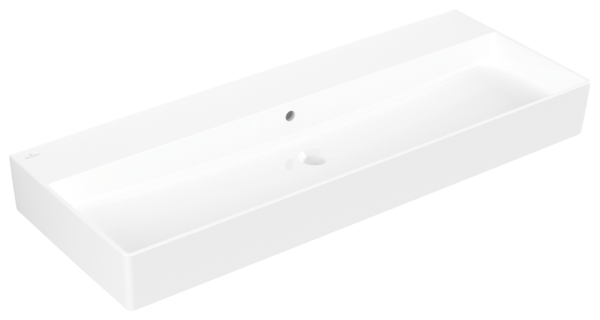 Villeroy & Boch Waschtisch Memento 2.0 1200x470mm, mit Überlauf Unterseite geschliffen Weiss Alpin