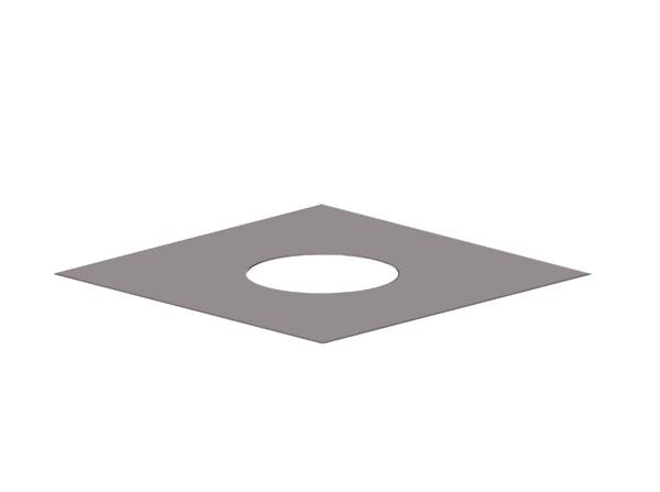 Dallmer Anschlussblech, 600 x 600 mm 600 x 600 mm, 516084