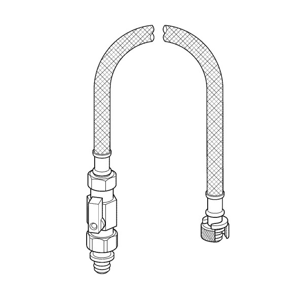 GROHE Anschlussschlauch 14974 für Sensia Arena Dusch-WC, 14974001