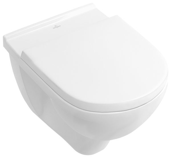 Villeroy & Boch Tiefspül-WC spülrandlos O.novo, 360x560mm DirectFlush weiss AntiBac CeramicPlus