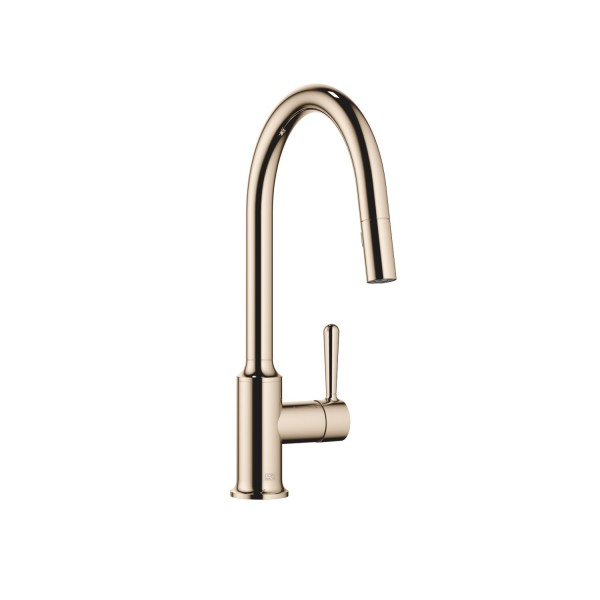 Dornbracht Einhebelmischer Pull-down mit Brausefunktion VAIA 33870809 Champagne (22kt Gold)
