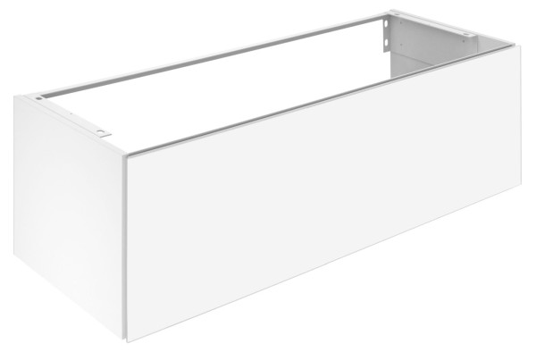 Keuco Waschtischunterschrank X-Line, 1 Frt-Auszug weiß/Glas weiß, 1200x400x490mm, 33181300000
