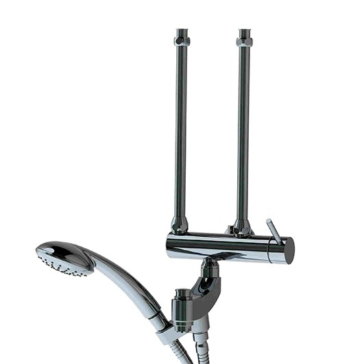 KWC Hebelmischer Wanne Niederdruck, für Warmwasserbereiter A90 chromeline,114.86 Z 291