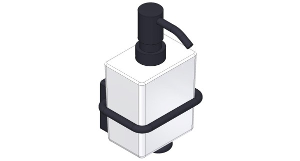 Giese Seifenspender Wandmodell schwarz matt, 21014-14