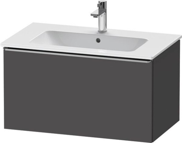 Duravit D-Neo Waschtischunterbau wandhängend Graphit Matt 810x462x440 mm - DE4262070490000