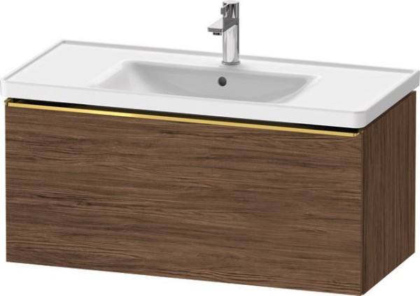 Duravit D-Neo Waschtischunterbau wandhängend Nussbaum dunkel Matt 984x452x440 mm - DE4256034210000
