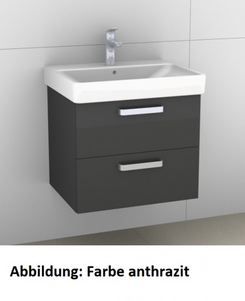Artiqua 413 Waschtischunterschrank für Smyle Square 500229 (ehem. 120560) Riviera Eiche quer NB, 413