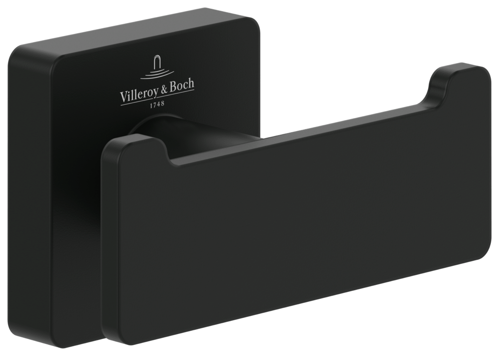 Villeroy&boch - Elements Striking - Crochet, noir mat TVA152012000K5