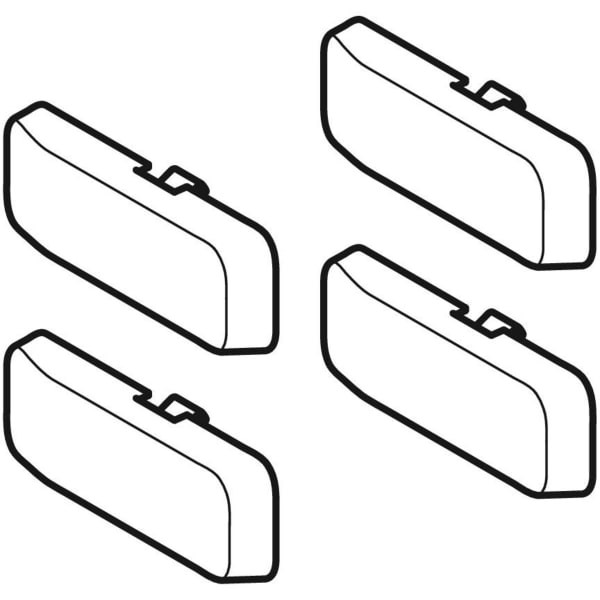 Geberit Set Scharnierabdeckung für Türen