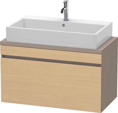 Duravit DuraStyle Konsolenwaschtischunterbau wandhängend Natur Eiche & Basalt Matt 900x478x512 mm -