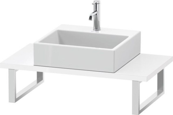Duravit L-Cube Konsole Weiß Hochglanz 800x480x30 mm - LC104C08585