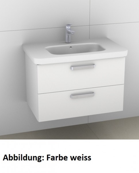 Artiqua 411 Waschtischunterschrank für DuraStyle 232080 Quarzgrau Matt Select, 411-WU2L-D41-7163-173