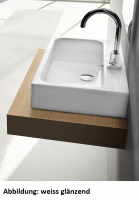 ArtCeram Block Waschtisch ArtCeram Block Waschtisch / Aufsatzwaschtisch, B: 650, T: 410 mm, weiss glänzend