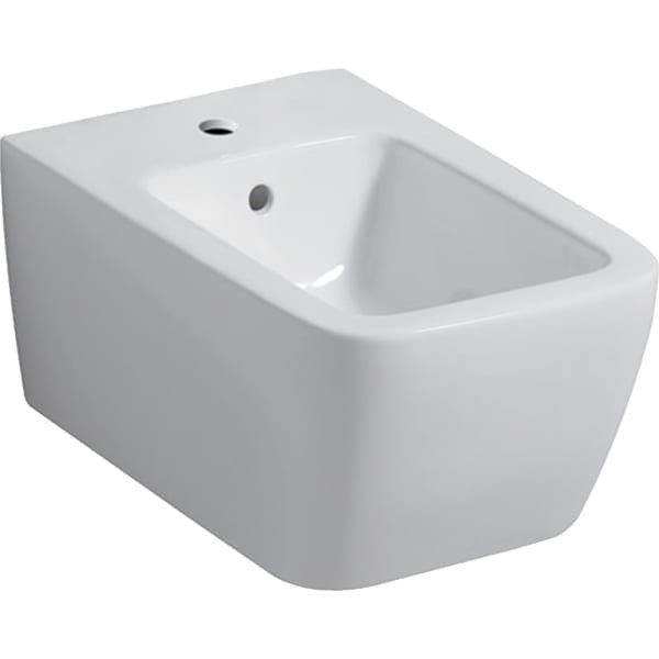 Geberit it! Bidet, 231910600, wandhängend, T: 54 cm, B: 35 cm, weiss mit Keratect