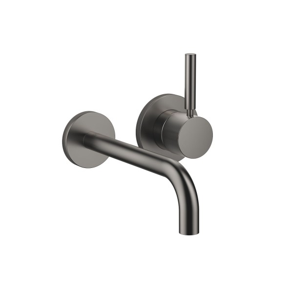Dornbracht Waschtisch-Wand-Armatur mit Einzelrosetten META 36862660 Dark Platinum gebürstet, 3686266
