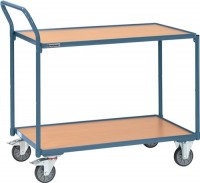NORDWEST Handel AG NORDWEST Handel AG Tischwagen m.2Böden Trgf.300kg L.850xB.500mm PROMAT TPE-Räder,