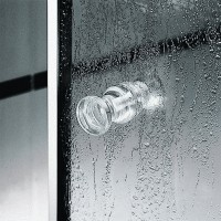 Preview: Kermi Eck-Halbteil rechts Preview: Kermi Eck-Halbteil rechts Nova 2000 ESR 0750x1750, weiss, Kunstglas Kerolan Fontana