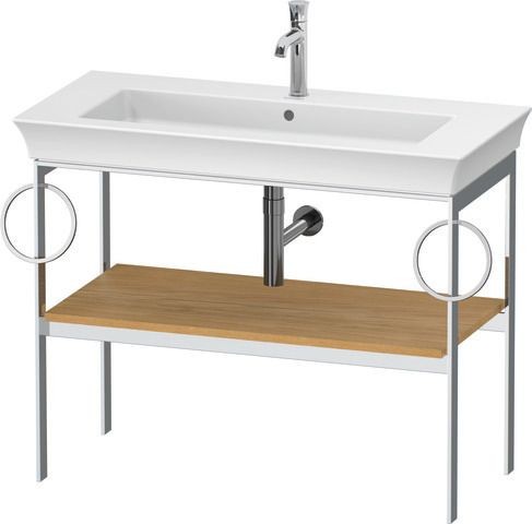 Duravit White Tulip Metallkonsole 984x450x760 mm - WT4547BH5H5