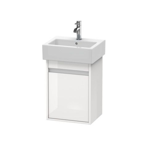 Duravit Ketho Waschtischunterbau wandhängend Weiß Hochglanz 400x320x550 mm - KT6630R2222