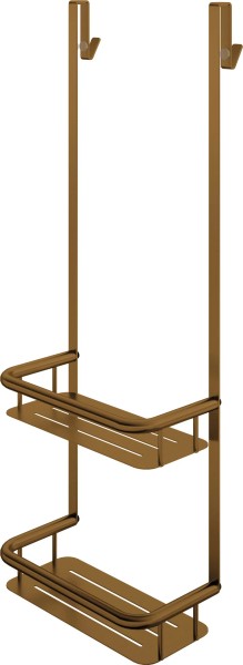 Neuesbad Serie 600 Hängeregal für Duschkabine, bronze gebürstet