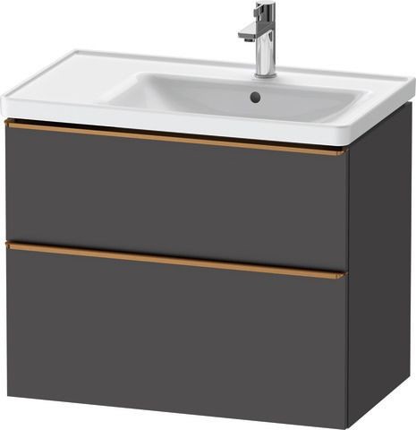 Duravit D-Neo Waschtischunterbau wandhängend Graphit Matt 784x452x625 mm - DE4358004490000