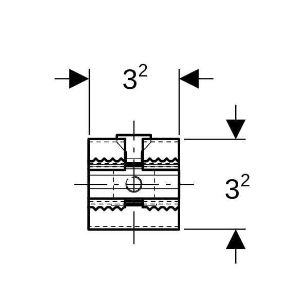 Geberit GIS Profilverbinder
