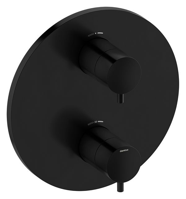 Damixa 2-Wege Unterputz Thermostat, schwarz matt, 767066100 767066100