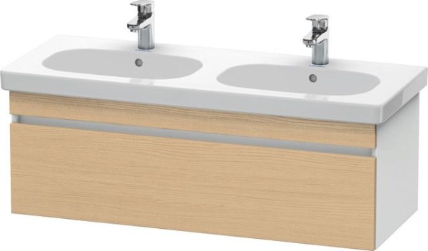 Duravit DuraStyle Waschtischunterbau wandhängend Natur Eiche & Weiß Matt 1150x453x398 mm - DS6386030