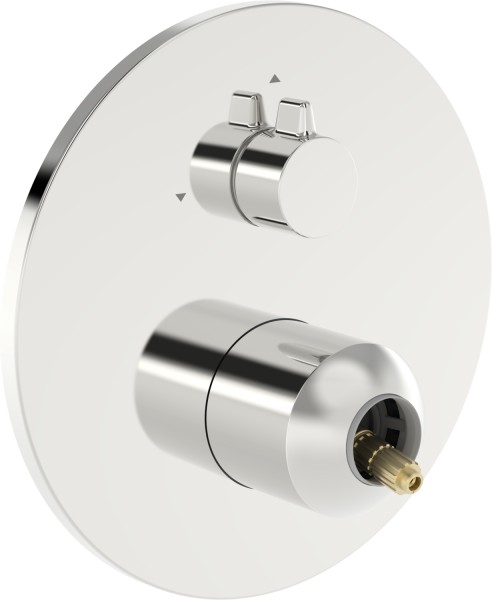 Hansa FM-Set f. zwei Abgänge HANSA 8260, Rosette rund verchromt, 82609020