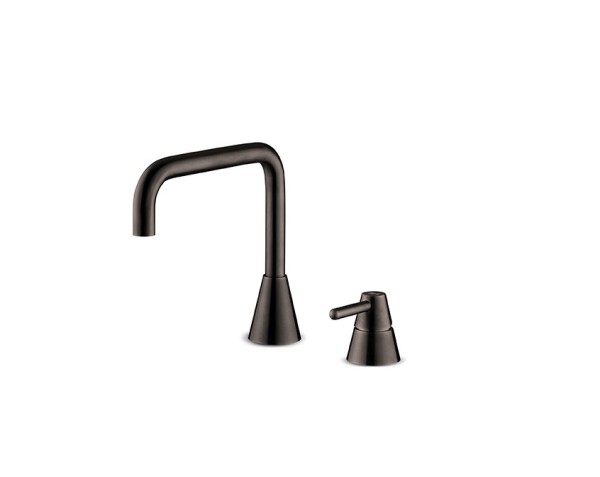 JEE-O cone Zweiloch-Waschtischarmatur niedrig, gun metal, 900-1766