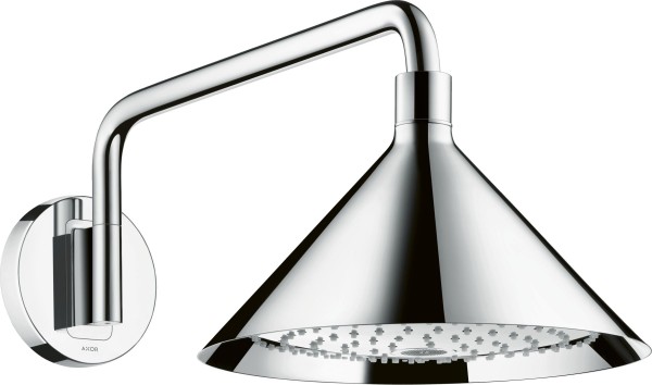 Hansgrohe Kopfbrause Axor Front mit Brausearm chrom , 26021000