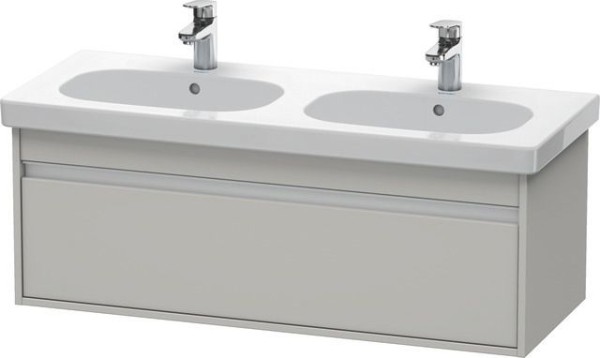 Duravit Ketho Waschtischunterbau wandhängend Betongrau Matt 1150x455x410 mm - KT666900707