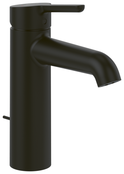 Villeroy & Boch Waschtischarmatur Skyla TVW116005000 m Zugstangen- Ablaufgarnitur Matt Black