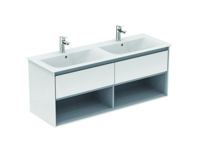 Ideal Standard Ersatzteil Schubladenfront CONNECT AIR, f. DWTU 1300mm, Pinie u. Braun matt, EF675UK EF675UK