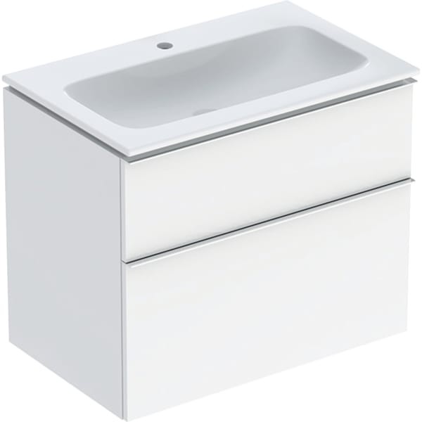 Geberit iCon Set Möbel-Waschtisch mit Unterschrank, 2 Schubladen