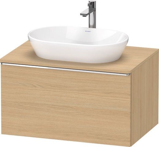 Duravit D-Neo Konsolenwaschtischunterbau wandhängend Natur Eiche Matt 800x550x459 mm - DE49470103000
