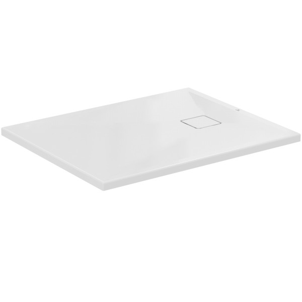 Ideal Standard Rechteck-Brausewanne Ultra Flat Evo 1000x800x35mm Weiß Alpin, T544201