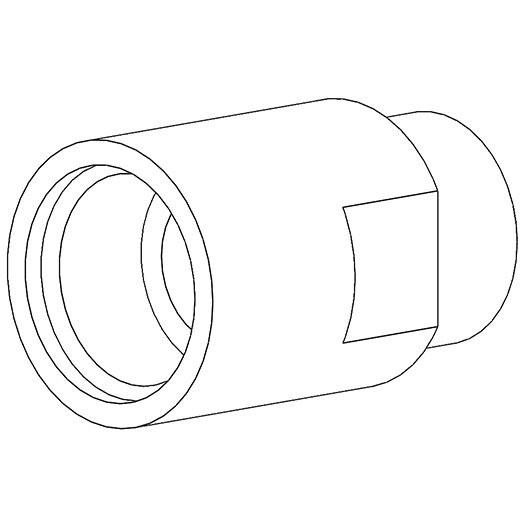 KWC Versatzstück 20 mm G1/2 IG x G1/2 AG, chromeline