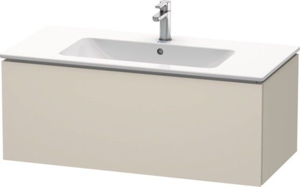 Duravit L-Cube Waschtischunterbau wandhängend Taupe Supermatt 1020x481x400 mm - LC614208383