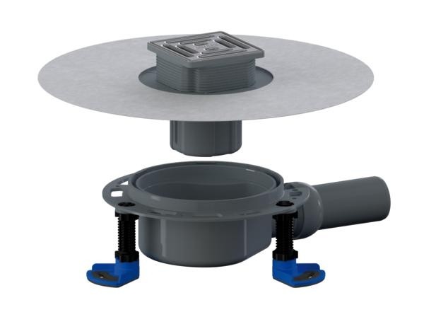 Dallmer Bodenablauf DallDrain Select, DN 50, 100 x 100 mm, 517012