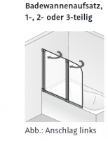 HSK Favorit HSK Favorit Badewannenaufsatz 1-teilig