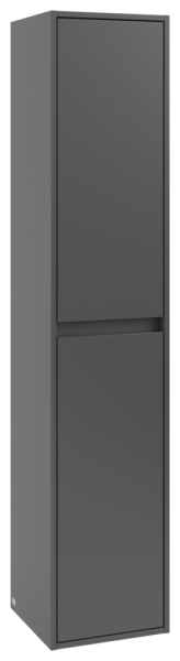 Villeroy & Boch Hochschrank Skyla C80101 350x1700x349mm 2 Türen A:re Graphite