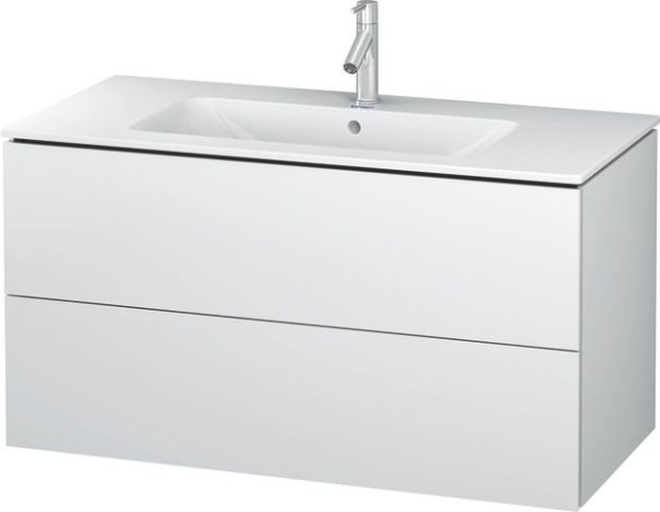 Duravit L-Cube Waschtischunterbau wandhängend Weiß Matt 1020x481x550 mm - LC624201818