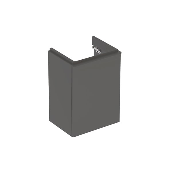 Geberit Smyle Square Unterschrank für Handwaschbecken, m. 1 Tür li 44,2x61,7x35,6cm, lava, 500351JK1