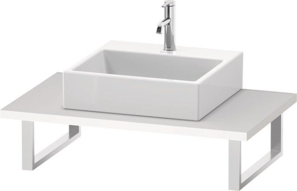 Duravit L-Cube Konsole Weiß Supermatt 800x550x30 mm - LC106C08484