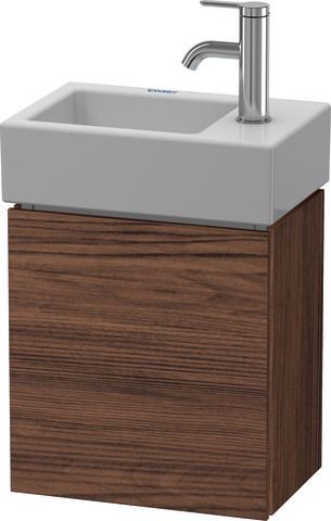 Duravit L-Cube Waschtischunterbau wandhängend Nussbaum dunkel Matt 364x241x400 mm - LC6293R2121