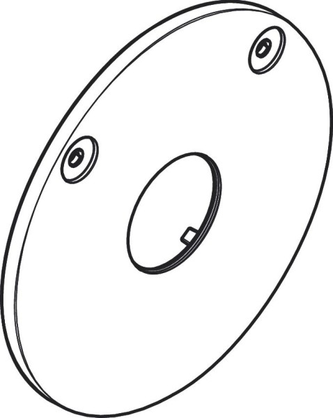 Hansgrohe Rosette DuoTurn S Mischer Unterputz 2 Verbraucher chrom, 94917000