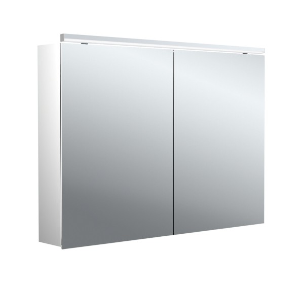 emco Lichtspiegelschrank pure II Classicleuchte, Aufputz, mit Waschtischbeleuchtung, 2 Tür, 1000mm,