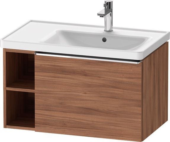 Duravit D-Neo Waschtischunterbau wandhängend Nussbaum Matt 784x452x440 mm - DE4257010790000